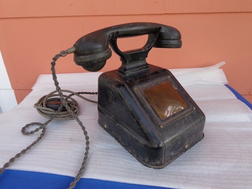 Altes kurbeltelefon 50er - kurbeltelefon,