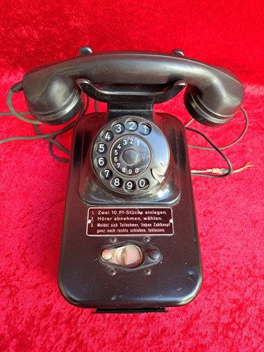 Altes telefon metall - altes,