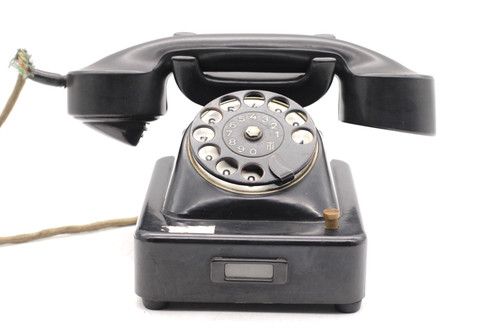 Posttelefon telefon schwarz - posttelefon,