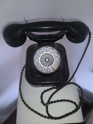 Antikes bakelit telefon mit - telefon,