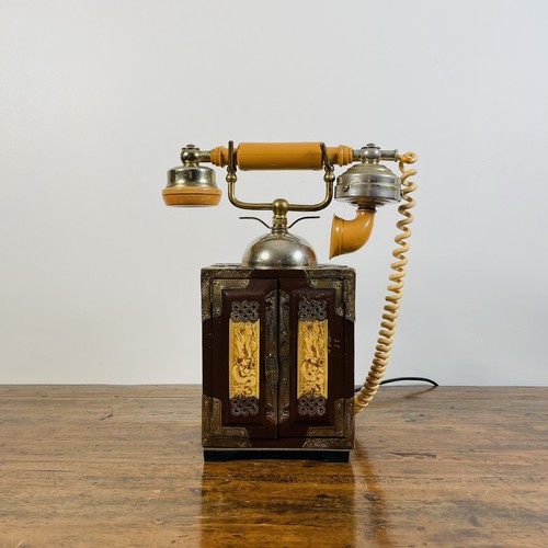 Vintage schreibtischtelefon - vintage,