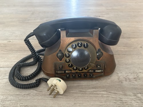 Telefon kupfer vintage belgien - kupfer,