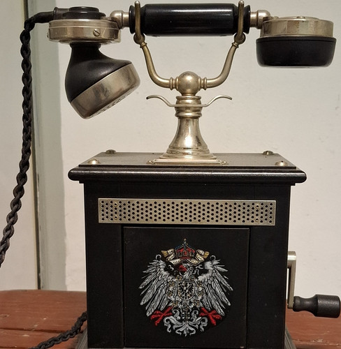 Antikes telefon mit - telefon,