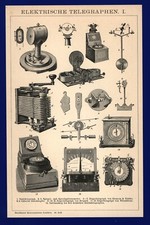 Druck anno 1902 - Telegraphen