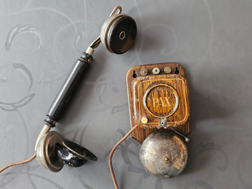 Antikes haustelefon telefon - haustelefon,