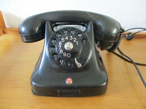Schönes altes telefon schwarz - schönes,