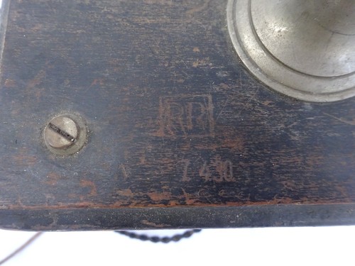 Altes kurbeltelefon - altes,