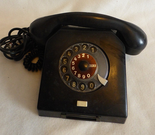 Telefon schwarz altes - schwarz,