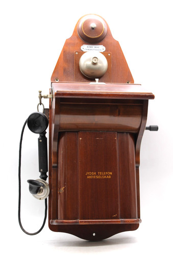 Antikes jydsk holztelefon - jydsk,