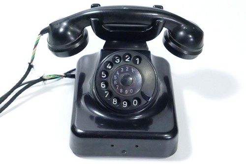 Antikes bakelit telefon - bakelit, mit