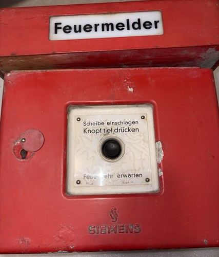Historischer feuermelder - feuermelder, /